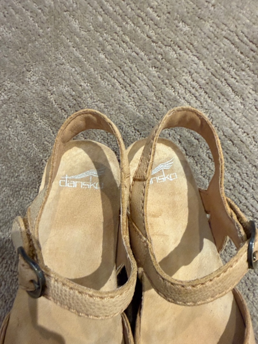 Dansko Tiffani Wedge Mary Jane Strap Shoes size 37 - Picture 5 of 9